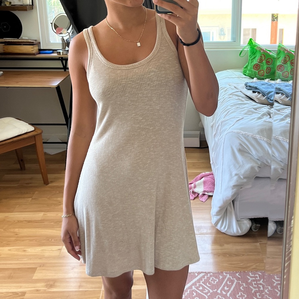 tan beach cover up!